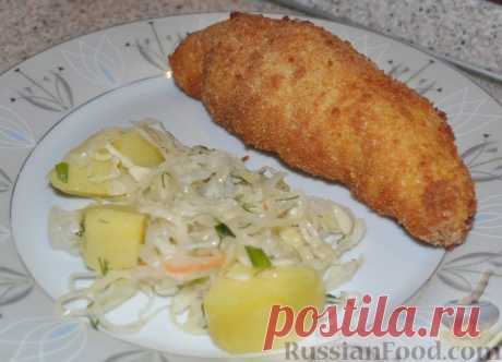 Рецепт: Котлеты по-киевски на RussianFood.com