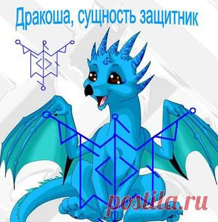 Дракоша, сущность, защитник