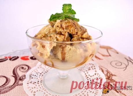 Кофейное мороженое.