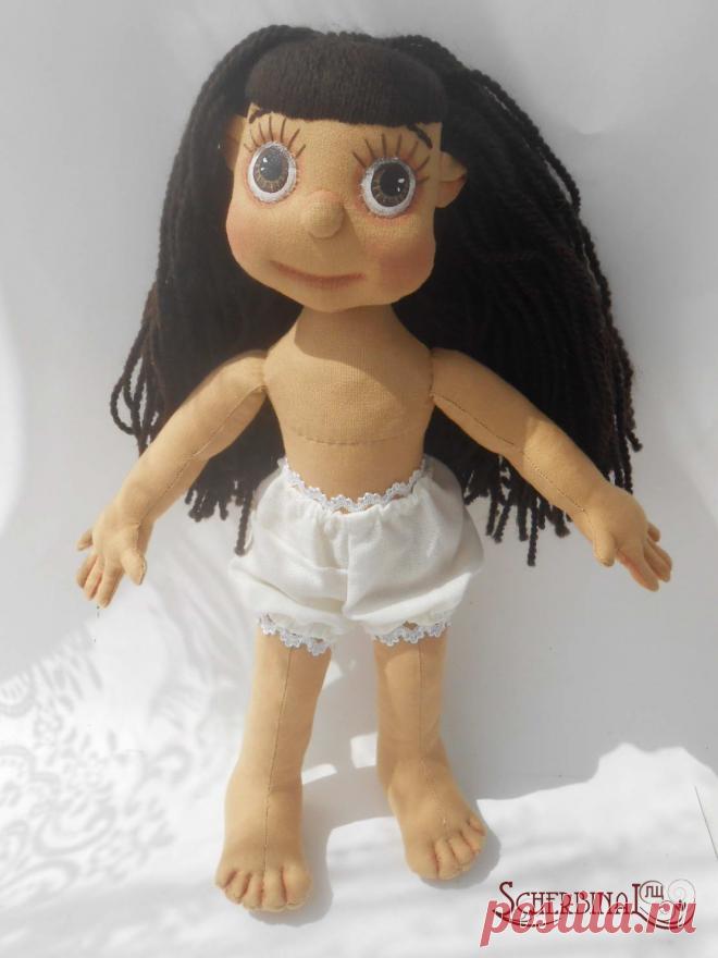 Шьём куклу-карамельку. Причёска.