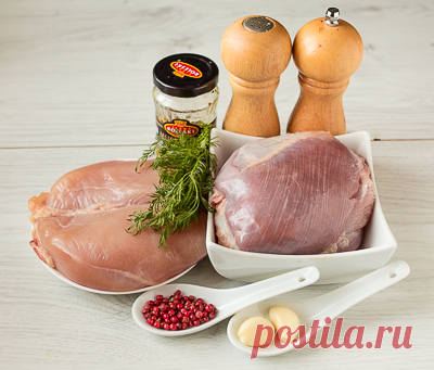 Рецепт террина из индейки и курицы с розовым перцем на Вкусном Блоге