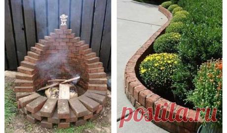 Кирпичные идеи для вашей дачи: 18 отличных вариантов как украсить участок — Сад Заготовка