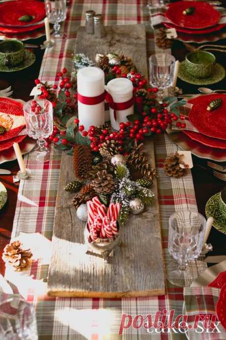 Ideas de decoración para la mesa de Navidad