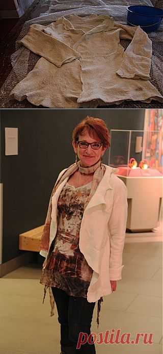 Студия 907: Создание куртка Бесшовные Нуну Felted