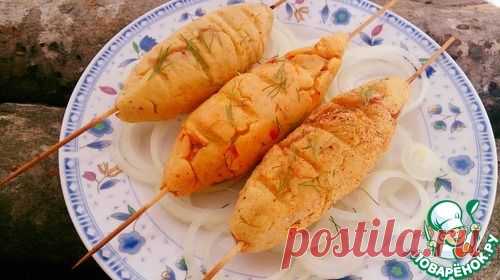 Мясные люля в картофельной "шубке" - кулинарный рецепт