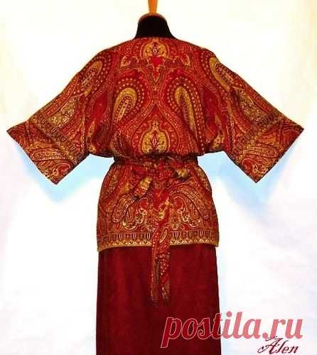 Шить из павловопосадских платков