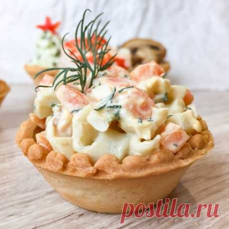 Правильные начинки для тарталеток к праздничному столу - Готовим вкусно