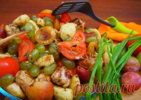 Вкусная курица запеченная в духовке со сливами, томатами и яблоками! - пошаговый рецепт с фото. Автор рецепта Елена Машнич Сибирячка 🏃‍♂️ ✈️ . - Cookpad