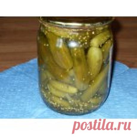 Огурцы маринованные "Как магазинные" - кулинарный рецепт