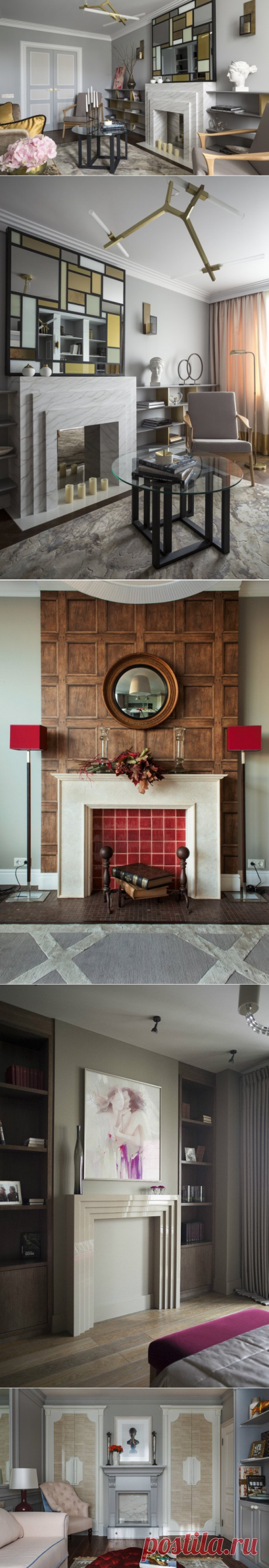 Как оформить фальшкамин: 10 идей от российских дизайнеров | Свежие идеи дизайна интерьеров, декора, архитектуры на InMyRoom.ru