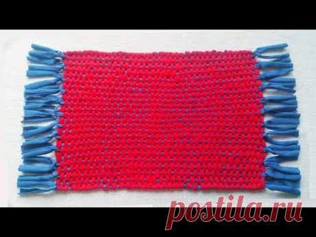 DIY, How To Make Door Mat With Old Clothes | کاردستی، ساخت پای پاک، از لباس های کهنه