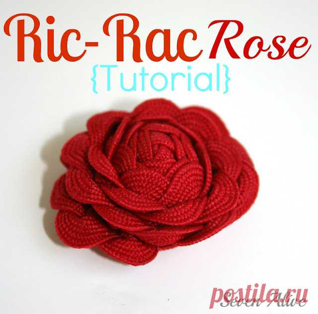 Ric-Rac Rose *Tutorial* - Seven Alive