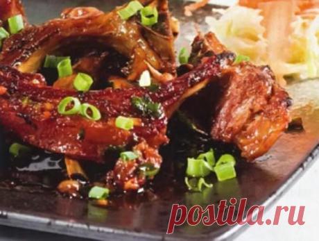 Бараньи ребрышки в томатном соусе/ Вкусные рецепты