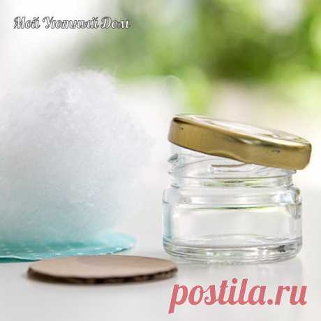 Как сделать игольницу из баночки / Мама может всё!