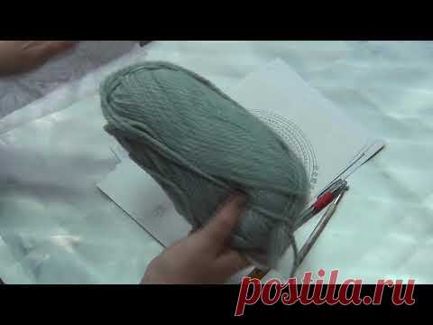 Берет крючком столбиком без накида