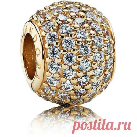 Подвеска-шарм Шар Pandora 750819CZ, паве - купить по цене 16900 руб в Москве