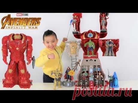 BIGGEST Avengers HULKBUSTER Ultimate Figure HQ Transforming Playset Superhero Fun With Ckn Toys