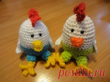 Пасхальный цыпленок Easter chick Crochet - YouTube