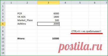 В Excel 2016 НЕ работает CTRL+V - вставка из буфера обмена - решение | Блоги, продвижение, заработок, финансы, инвестиции, отзывы, IT