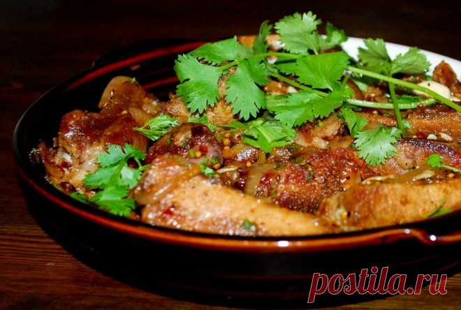 ДОМАШНЯЯ КУХНЯ КАРПАТ - РЕБРЫШКИ С ГОЛЯШКОЙ