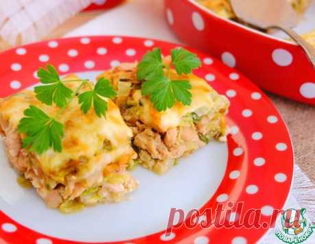 Капустная запеканка с пряным куриным филе – кулинарный рецепт