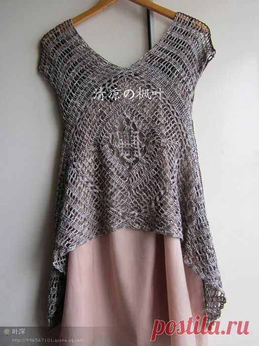 Inspirações de Croche com Any Lucy: Túnica