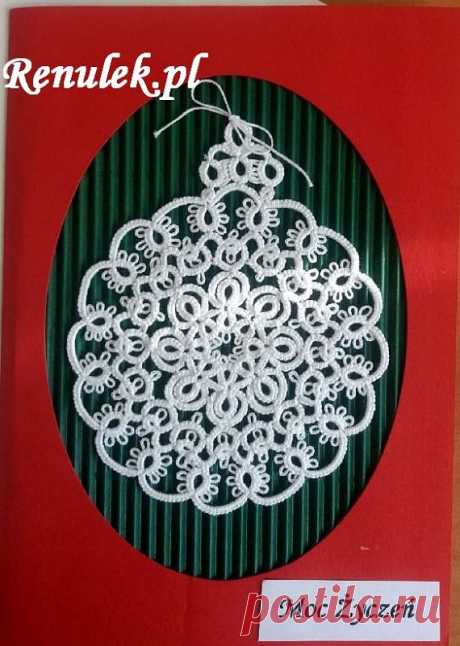 PDF Original Shuttle Tatting Pattern. Xmas Bubble1. от Renulek