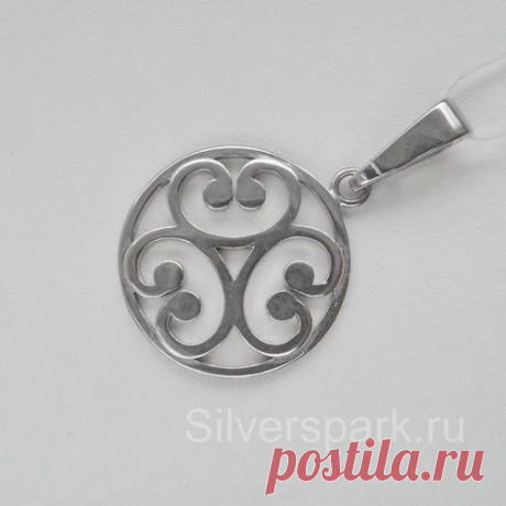 Славянский оберег Свентовит из серебра