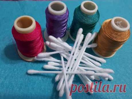 Kulak Çöpü ile yapılan yazma modeli embroidered, needle and thread