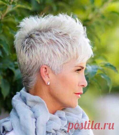 Стильные стрижки для седых волос | IRC | Яндекс Дзен
