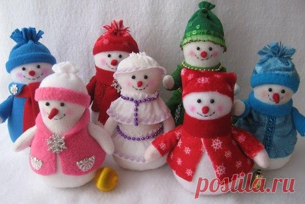 Снеговички / Рукоделие