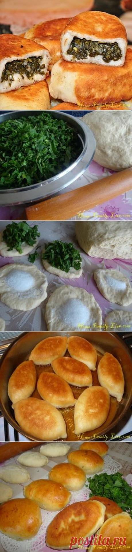 Пирожки со щавелем - пошаговый рецепт с фотоКулинарные рецепты