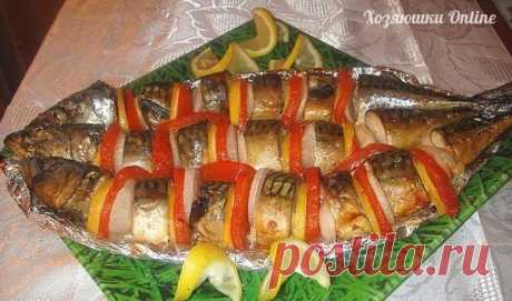 Скумбрия, запечённая в духовке - Простые рецепты Овкусе.ру