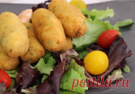 Креветки в панировке с чесноком и луком - Kitkatalog