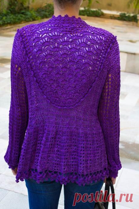 Кардиган крючком от Ванессы Монторо