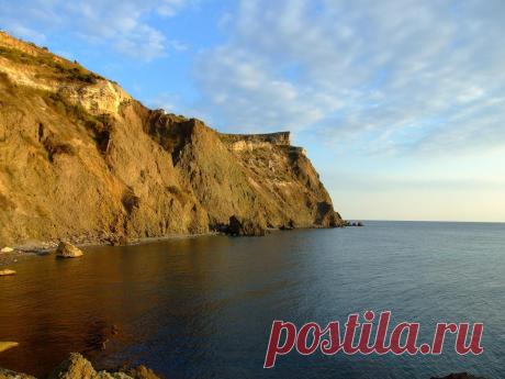 Мыс Лермонтова.Крым,Черное море.