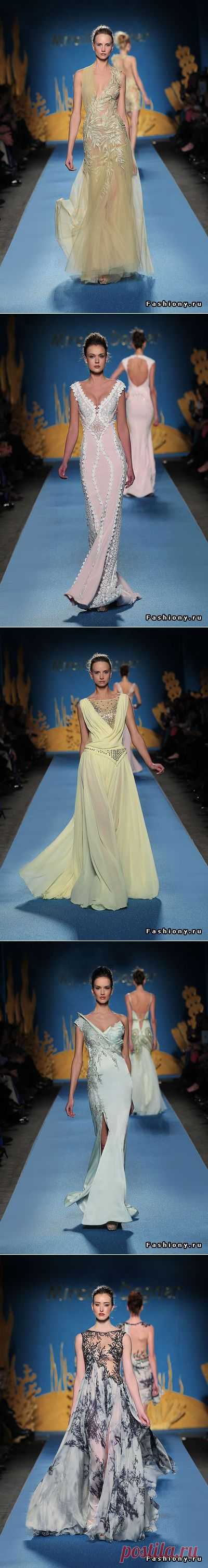 (+1) тема - Шикарные платья от Mireille Dagher весна-лето 2014 | Мода