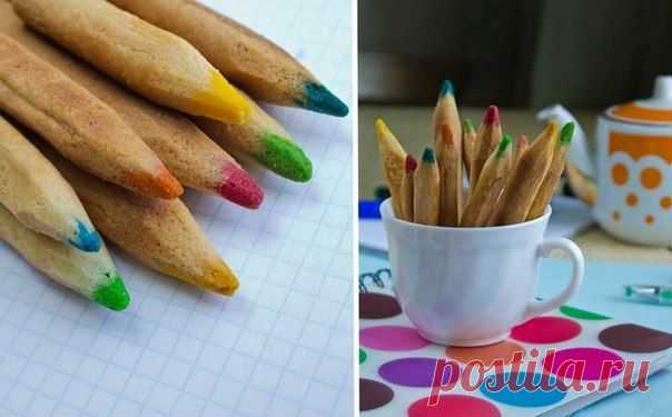 Удивите своих малышей съедобными карандашами (рецепт+фото) - rastimul.com.ua
