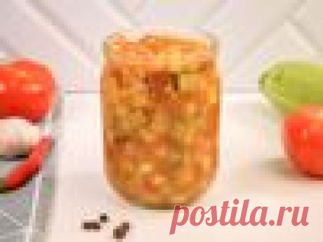 Кабачки с помидорами и чесноком на зиму – пошаговый рецепт приготовления с фото