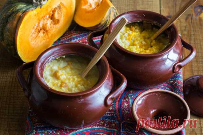 Пшенная каша с тыквой в горшочке - Пошаговый рецепт с фото своими руками Пшенная каша с тыквой в горшочке - Простой пошаговый рецепт приготовления в домашних условиях с фото.