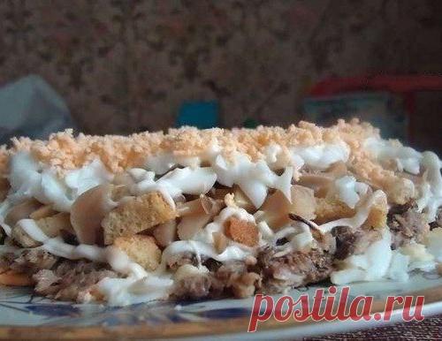 Салат со шпротами