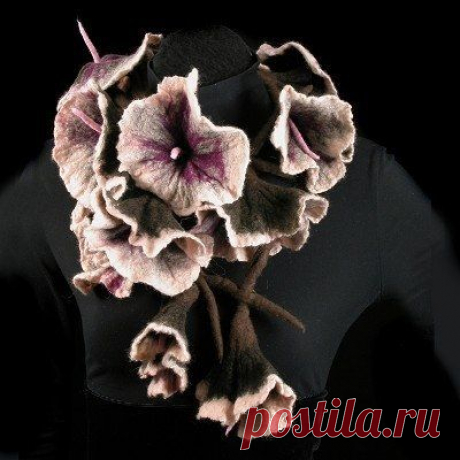 Felt Jewelry : A Warm and Fuzzy | felted scarves, etc.