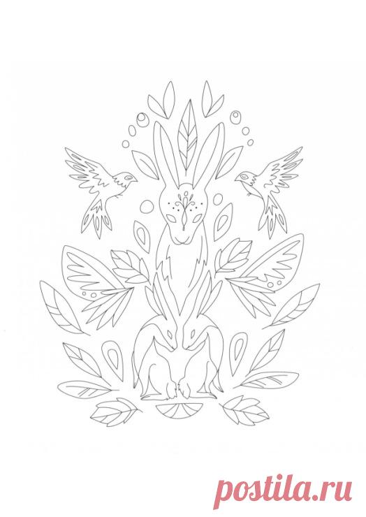 (8) Gallery.ru / Фото #16 - Embroidered Woodland Creatures - 2018 - Chispitas