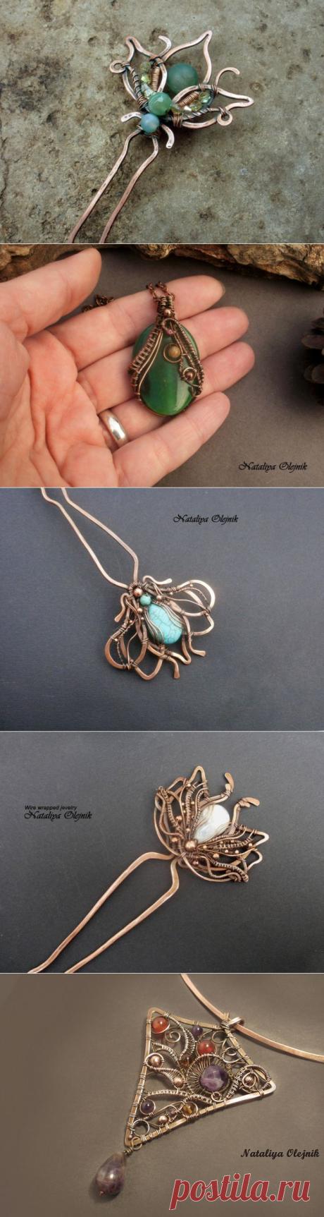Украшения из проволоки (Wire Wrap) Натальи Олейник