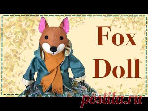 How to make a fox cloth doll || FREE PATTERN || Full tutorial with Lisa Pay - YouTube