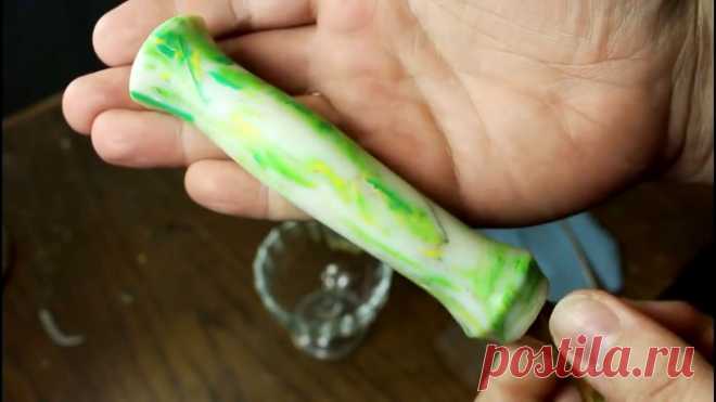 Новая ручка из старых бутылок У меня уже имеется кое – какой опыт использования пластиковых отходов для изготовления различных предметов. Сегодня я хотел бы предложить вашему вниманию технологию использования отходов полиэтилена высокой плотности (HDPE). Я буду изготавливать ручку совочка для мороженого. Это очень полезная