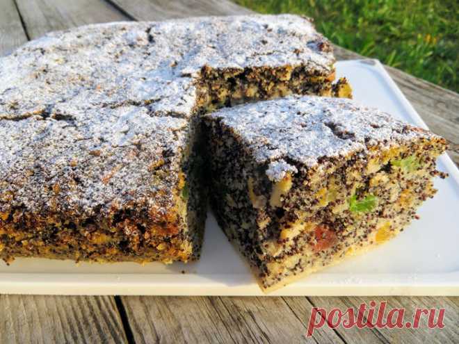 Польский маковый пирог без муки - Вкусно - полезно - медиаплатформа МирТесен