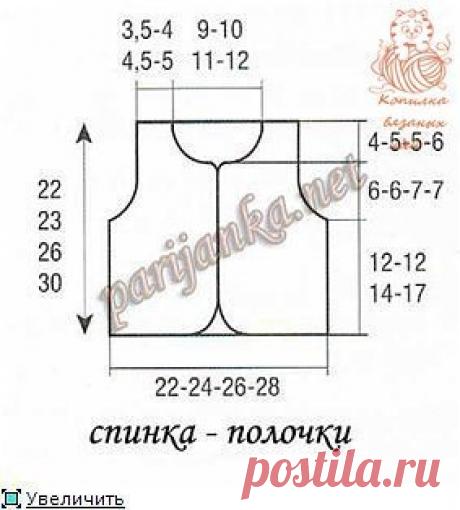 Жилетка, штаны и шапочка 

Размеры: 1 мес. – 3 мес. – 6 мес. – 12 мес.

Материалы: нитки IDEAL (40% шерсть, 30% акрил, 30% полиамид, 50 г / 125 м), цвет Olivine 4 – 4 – 5 – 6 мотков, цвет Vannerie 1 моток.

Спицы № 3 и 3,5, резинка для штанов.

Виды вязок:

Лицевая гладь, спицы № 3 и 3,5.

Узор «Astrakan», спицы № 3,4. На кол-во п. делимое на 4 2.

1-ый ряд (лиц.ст. работы) и 3-ий ряд: изн.

2-ой ряд: 1 п. изн., * 3 п. изн. вместе, вязать 3 п. в 1 п. (=вязать 1 п. лиц., не...
