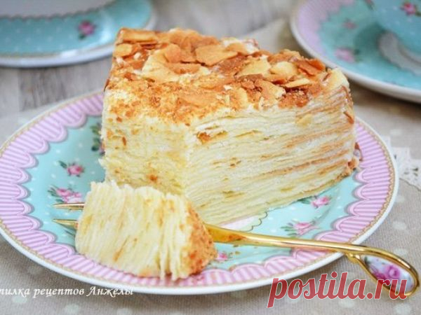 Торт НАПОЛЕОН по рецепту Ирины Хлебниковой | Vkusno.co - готовим легко!