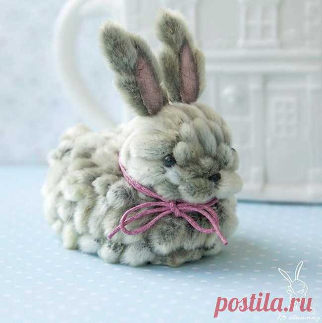 Пасхальный кролик из вербы своими руками. Мастер-класс
